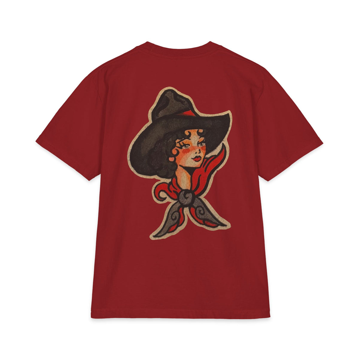 Ed Smith Cowgirl Tattoo Graphic T-Shirt —