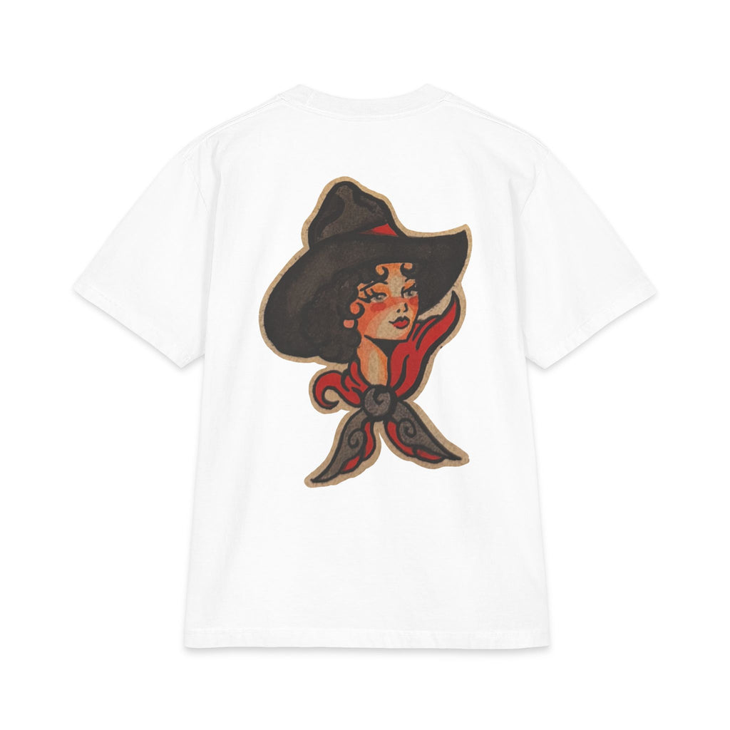 Ed Smith Cowgirl Tattoo Graphic T-Shirt —